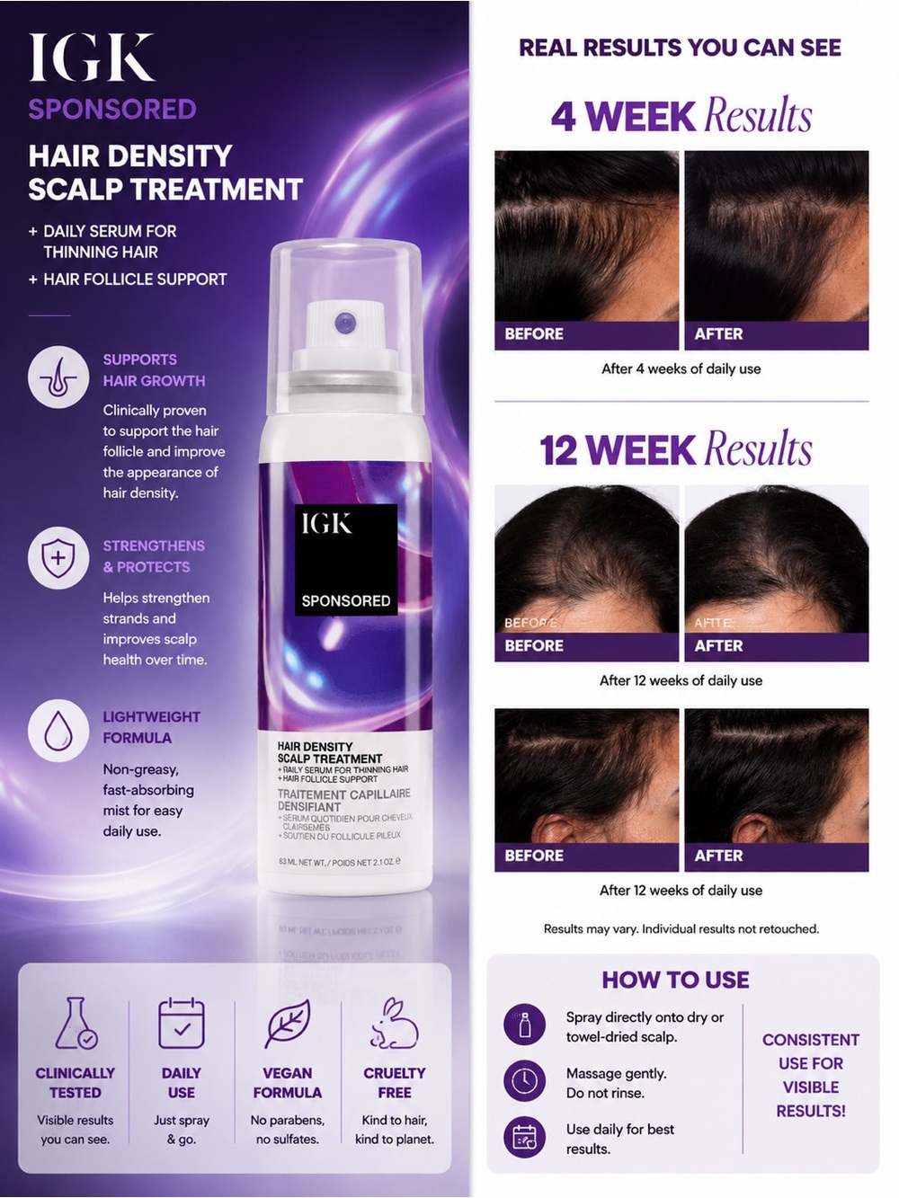 IGK Hair Density Scalp Treatment  $45